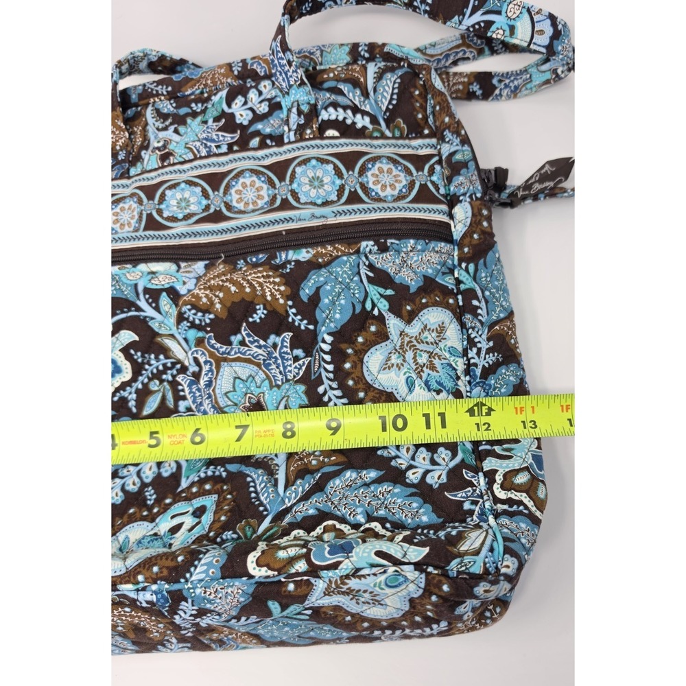 Vera Bradley Bag-Shoulder Laptop/Book-Retired 2007 Java Blue-Used Excellent Cond - Picture 10 of 11